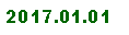 Zone de Texte: 2017.01.01