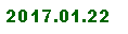 Zone de Texte: 2017.01.22